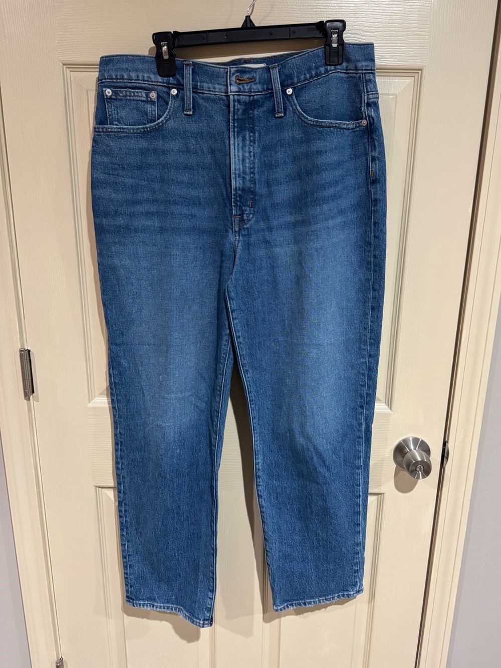 Madewell The Perfect Vintage Straight-Leg Women's Jeans in Medium Blue